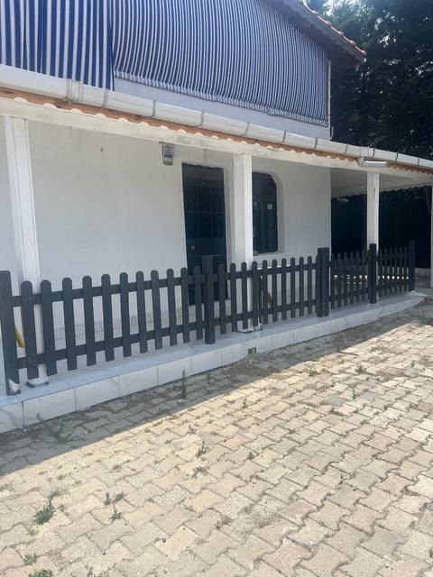 Tenteli özel karavan girişi